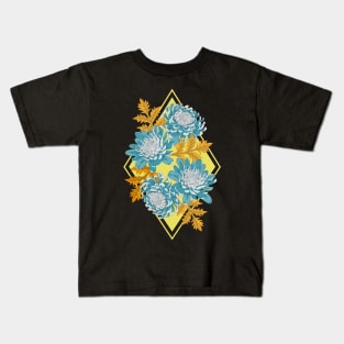 Chrysanthemum Flowers Art Kids T-Shirt